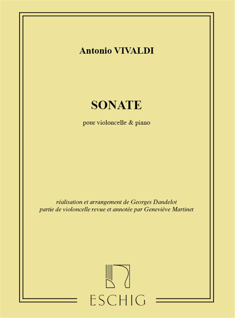 Sonate Violoncelle-Piano